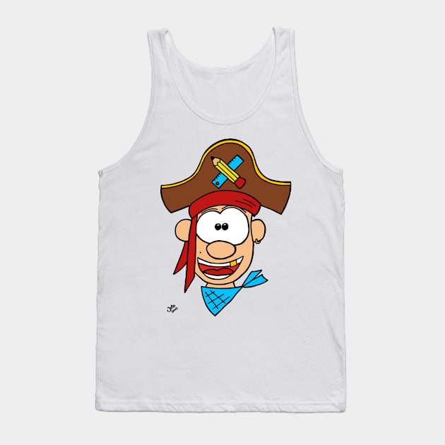 A school pirate Tank Top by JatoLino